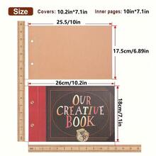 Our Adventure Photo Album, Up Photo Album, 3D , Wedding Guest Book, Bridal Shower - Letter Type - View 7