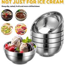 Stainless Steel Polished Bowl, Japanese Style Soup Bowl, Rice Bowl, Stackable Bowl, Durable And Easy To Clean, Daily Dining Bowl, Food Bowl - Silver - View 2