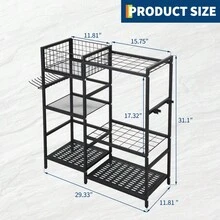 Supports de rangement pour outils de garage - 31 pouces - Voir 4