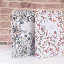 [Vintage Floral Notebook]1pc Vintage Floral Gold Foil Hardcover Notebook, 320 Pages, College Ruled, Handmade Scrapbook, Creative Sketchbook, Suitable For Journaling, Ideal Gift For New Year And Christmas - A - View 6