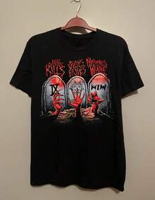 Rare  Motionless In T-Shirt S To 5XLcrew Neck Tee,Women Casual Tees,Unisex Band Tee - 黑色 - 查看 7