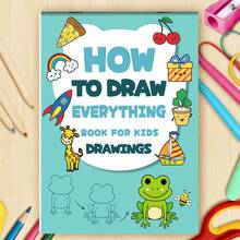 1 Book Children's Step-By-Step Drawing Practice Book, 200+ Interesting Pattern Drawing Learning Exercise Book, Children's Drawing Enthusiast Guide, Beginner Art Education Supplies, Children's Drawing Practice Book, Preschool Kindergarten Drawing Practice - How to Draw - View 8