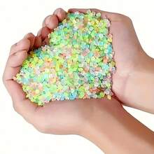 Each Bag Contains 6,000 Beads, Weighing 0.24 Lbs, With A Diameter Of 0.197 Inches, Including Garden Glow-In-The-Dark Sand, Mini World Decorations, Aquarium Artificial Glow Stones, Potted Plant Decorative Stones, Potted Plants, Succulents. - [White] - View 3