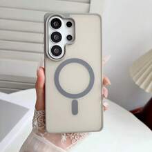 CteGlodrix Luxury Smooth Matte Hard Phone Case, Scratch-Resistant, Fingerprint-Proof, Non-Slip, Ultra-Thin Shockproof Protective Cover, Raised Camera Frame, Compatible With Samsung Models S26U-S22U, S26-S22, A35, A36, A55, A66, And More. - Grey - View 1