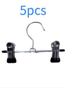 10pcs Household Double Clip Hooks Storage Clothes Hangers Laundry Clips Drying Clips, Multi-Functional Multi-Purpose Tail Clip Hooks Hanging Clips - Multicolor - View 11