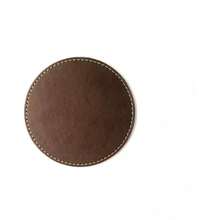 6pcs Round Leather Coasters, 4 Inch Round Coasters, Suitable For Home And Kitchen Use. - Multicolor - View 8