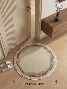 1件駱駝樹環客廳地毯，適用於廚房、餐廳、臥室、房間節日裝飾，室內/室外、辦公室、大廳、防滑門墊、浴室地墊、走廊、書房遊戲區地毯 - 駝色 - 查看 6