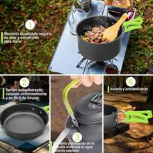 Camping Pots, Pans & Griddles - Green - View 5