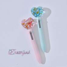 morn shine Heart-Shaped 4-Color Ballpoint Pen, Highly Attractive Multi-Function Multi-Color Pen, Planner Pen, Marker Pen, Neutral Pen - BP245 Heart-shaped Ballpoint Pen - View 8