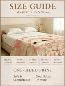 1pc Customized Name Bed Blanket, Personalized Name Bed Throw, Personalized Throw Blanket, Cute Blanket, Best K Blanket, Comfortable Blanket, Home Gift, Birthday Gift, Christmas Gift, Personalized Gift, Gift For Son/Daughter, Gift For Friends - Style 2 - View 7