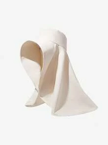 1PC Full Face Sun Protection Large Brim Shawl Sun Hat Women's Neck ...