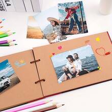 Our Adventure Photo Album, Up Photo Album, 3D , Wedding Guest Book, Bridal Shower - Letter Type - View 8