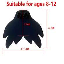Mermaid Swimming Fin Single Piece Whale Tail Monofin Professional Training Diving Equipment - Multicolor - View 9