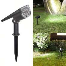 7 LED Solar Spotlight IP65 Outdoor RGB Solar Landscape Light Adjustable Brightness, Suitable For Garden Yard Trees Backyard Driveway Patio Lawn Decoration Path Light Spotlight - 1 - View 15