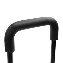 YUNRUX Step Ladder, Ramp For Adults With Handrail, Metal Step Ladder Black - A - View 4
