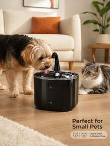 2.2L Cat Water Fountain, Automatic Quiet Filtered Water Dispenser, Suitable For Small And Medium Cats And Dogs, USB Style Without Adapter - Multicolor - View 4