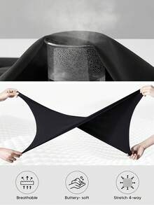 Suprenx Legging Pembentuk Tubuh Tanpa Jahitan untuk Wanita, Celana Kompresi Pinggang Tinggi Pengontrol Perut dan Pengangkat Bokong, Hitam - Hitam - View 5