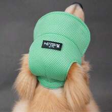 1pc Cute Dog Hat, Polyester Material, With Ear Holes - Sun Protection, Adjustable Size, Suitable For Small/Medium/Large Dogs, All Seasons - Blue - View 5