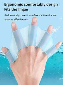 Non-Slip Swimming Hand Paddles Silicone Swimming Gloves Unisex Frog Paddles Palm Paddles Swimming Paddles Pool Ocean Diving Training Water Sports Training Equipment Beach Swimming Essential Accessories Indoor Outdoor Swimming Gear - Multicolor - View 5