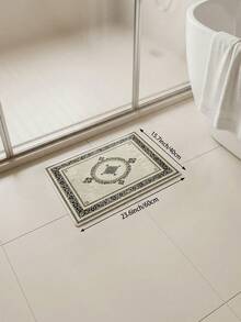 Hellfarbiger Wohnzimmerteppich, weicher minimalistischer Stil, geeignet für Küche, Esszimmer, Schlafzimmer, Wohnzimmer, Innen-/Außenbereich, Büro, Lobby, rutschfeste Fußmatte, Flur, Arbeitszimmer, Kunstkaschmir Feiertagsdekor Teppich - Schwarz - Übersicht 18