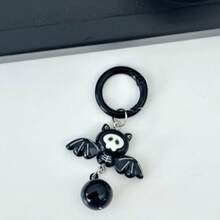 Halloween, Acrylic Cartoon Ghost, Bat Black Cat Bell, Keychain, Original Ins Style Funny Bag Charm, Multiple Styles Available. Room Decor Home Decor Halloween Decor - Multiple - View 7