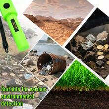 Hot Sell High-Sensitivity Metal Detector Pinpointer With LED - 360° Search, Golden & Treasure Finder Probe With Holster For Outdoor Hunting And Detecting - Battery Not Included - 綠色 - 查看 4