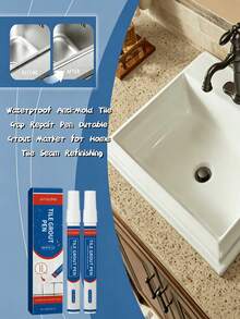 JAYSUING Ceramic Tile Grout Pen, Waterproof & Mold-Resistant, Long-Lasting Durable Filling For Beautiful And Clean Home Space - A - View 2