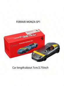 Burago 法拉利 1:64 比例仿真車模 SF90 488GTB LAFERARI 指尖模型 迷你小型跑車收藏 小車模型擺飾 - 彩色 - 查看 2