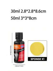 KineShineX 輪胎亮光劑、輪胎黑化劑、耐用抗老化劑、輪胎拋光劑、輪胎護理膏、拋光劑、汽車漆修復劑及汽車配件。隨機發貨厚海綿或薄海綿。 - A - 查看 12