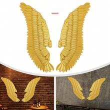 YUNRUX Home Wall Decorations, Wing-Shaped Wall Decor, 2PCS Wall Decorations - 2pcs - 查看 10