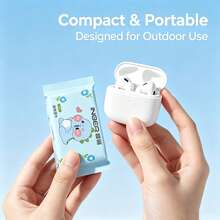 Cute Cleaning Wet Wipes, Student Portable Non-Woven Fabric Small Pack Wet Wipes - Multicolor - View 6