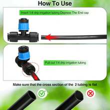Push In Drip Irrigation 360 Degree Eddy Current Drip Irrigation Nozzle Irrigator, Adjustable 360 Degrees, Made Of High-Quality Plastic Material, Suitable For Garden Irrigation Systems - A - View 7