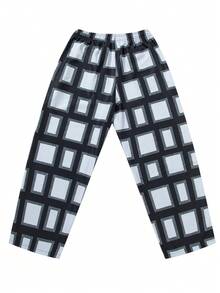 MAISONFOX Men's Plaid All-Over Print Casual Straight Leg Sports Long Pants - Multicolor - View 5