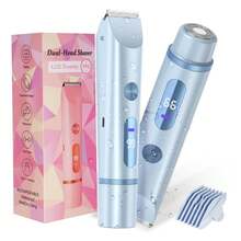 IPX7 Waterproof Women's Electric Trimmer & Epilator, 2-In-1 Multifunctional Interchangeable Blade Head Shaver, Suitable For Bikini Area, Underarms, Legs And Face, Compact USB Rechargeable, Painless Smooth Non-Irritating To Skin, Portable Home & Travel Beauty Grooming Device - Multicolor - View 14
