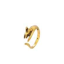 2pcs European & American Cute Forest Style Rabbit Open Ring Alloy Set Women's Rings - Multicolor - View 8