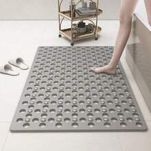 1pc Non-Slip Bathroom Mat With Suction Cups, Round Hollow Design And Massage Rings, Quick Drainage, Suitable For Shower Room, Hotel Bathroom, Toilet And Bathtub, Back To School Essential, Great Gift Choice - Non-slip Massage Mat - View 3