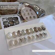 MIANEL GEL 2026 Summer New 9-Grid Opal Texture Pat Gel Fairy Color 3D Carved Light Therapy Gel Nail Polish 3D Texture - Multicolor - View 8