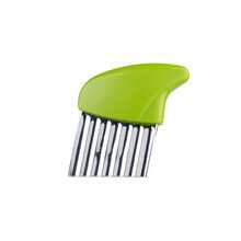 Wavy French Fries, Salad Wavy Cutter, Multifunctional Wave Onion Potato Slicer 1pc - Black - View 12