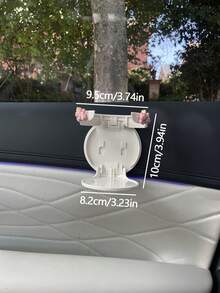 1pc Colorful Polka Dot Black Cat Car Cup Holder, Foldable Cup Holder For Milk Tea, Coffee And Drinks, Acrylic Running Cat Car Door Side Storage Foldable Cup Holder, No-Drill Car Interior Coffee Storage Rack, Home Dorm Wall-Mounted Cup Storage Rack, Foldable Cup Holder Cup Storage Rack, Multi-Functional Foldable Car Cup Holder - A - View 6