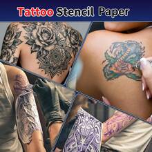 20 Sheets Easy Transfer A4 Tattoo Transfer Paper, Compatible With MO8F/TP81/P90/Pino Printers, High Definition Clear Transfer Paper, Suitable For Professional And Personal Tattoos - Tattoo Transfer Paper - View 4