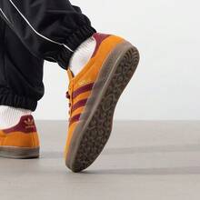 Adidas Originals GAZELLE Comfortable Versatile Thin Sole Lightweight Low-Top Sneakers Unisex Brown - Brown - View 5