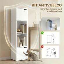 HOMCOM Bookcase - A - View 5