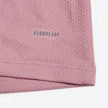 Adidas Women's Loose Comfortable Sports Tank Top, Knitted Round Neck Tank Top For Fitness Training, Spring/Summer, IM2671 - Pink Purple - View 5