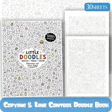 5000+ Doodle Tracing & Coloring Book, 28.45*20.83cm Large Format, Single-Sided Thick Paper, Ink-Resistant, Massive Collection Of Cute Doodle Patterns, Combines Line Tracing & Coloring,Enhancing Creativity, Beautifully Designed - Single Piece - View 1
