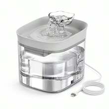 New Automatic Circulating Water Dispenser For Cats And Dogs, Runs Quietly, USB Powered, Filtered Oxygenated Water, Easy To Clean, Suitable For Cats And Dogs, Large Capacity, Halloween And Christmas Gift, Battery Not Included. - 1.8L - View 12