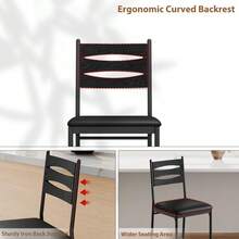 Dining Chairs - Black - View 5