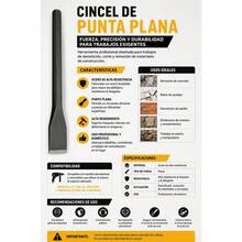 Flat Head Chisel For Construction And Remodeling Work - A - View 5