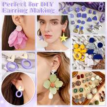 WGRXIRANYKM 600Pcs/Box Blank Post Earring Studs Base Pins Box With Earring Plug Findings Ear Back For DIY Jewelry Making Kits Jewelry Box - Silver & Gold - 600 Pieces - View 3