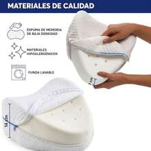 Archy 2 Piezas Almohada para Piernas Descanso Mayor Confort Ortopedica Ergonómica Memory Foam Confort Cojin para Piernas Rodillas Cadera Espalda Ciática Articulaciones 11141X2 - Multicolor - Ver 7