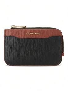 Pomelo Best Color Block Leather Zipper Card Holder Multi Card Slots Slim Mini Wallet For Women,Wallets For Women - Multicolor - View 9